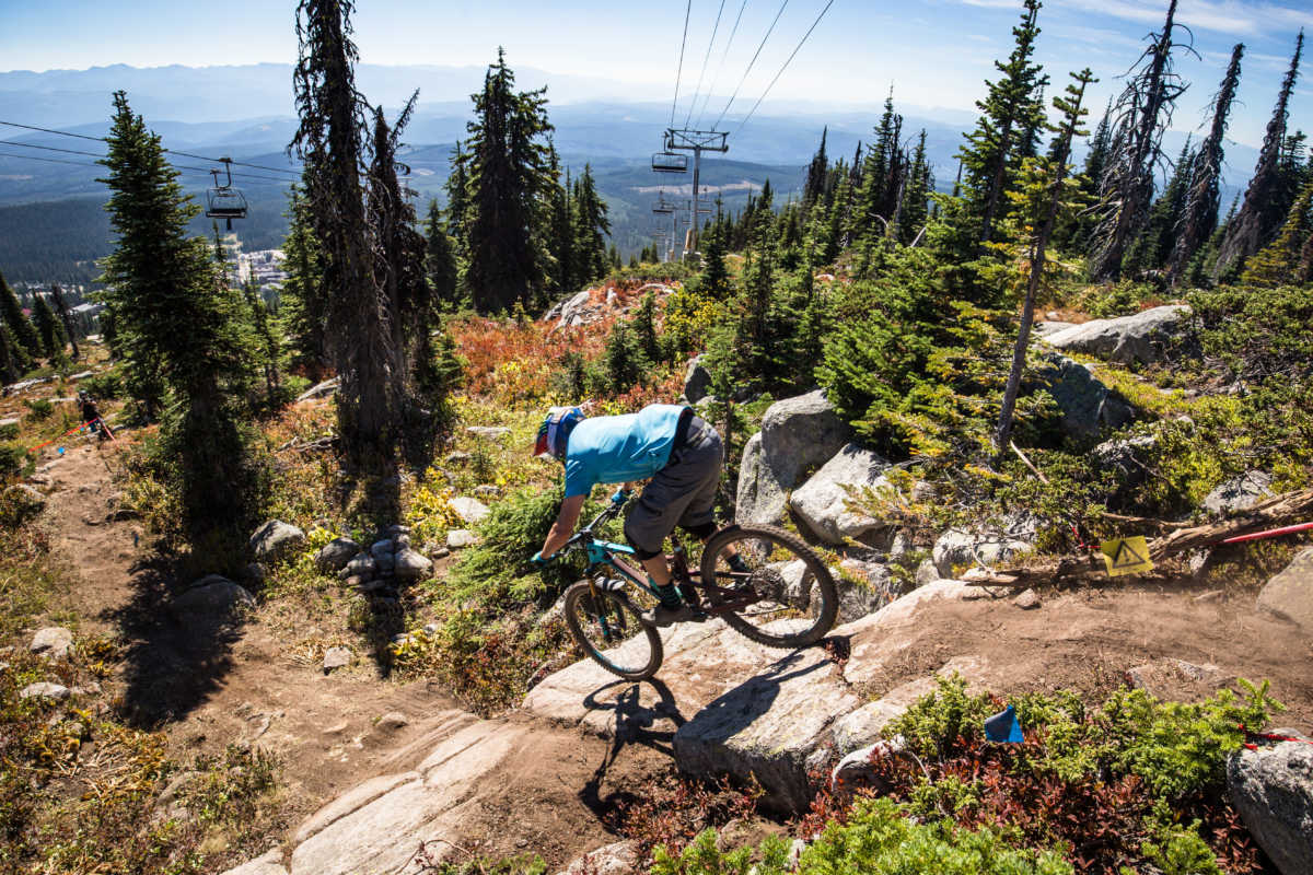 big white mountain bike park