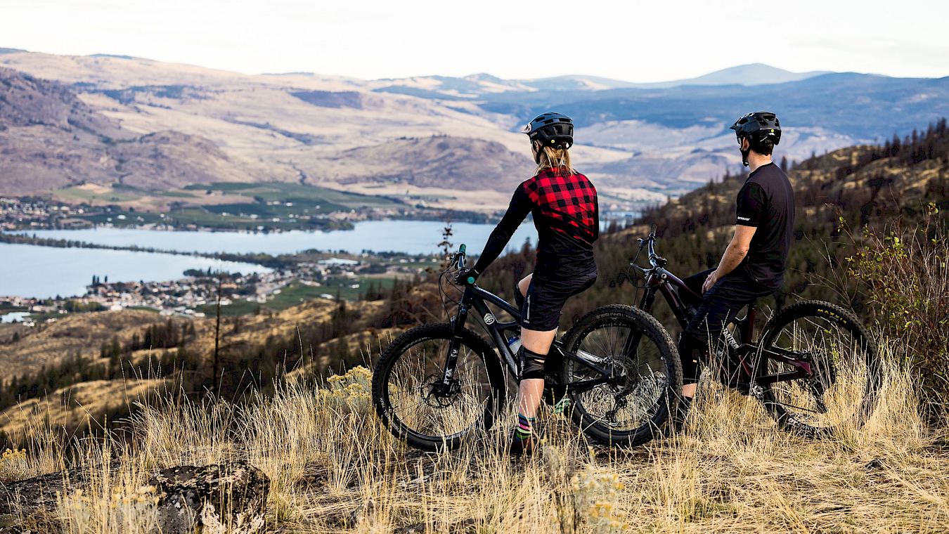 Biking at McIntyre Bluff
